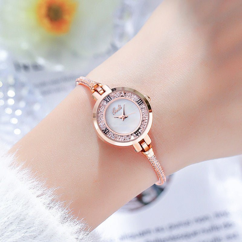 Women's rose gold bracelet watch - MRSLM