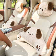 cartoon animal car neck and lumbar support pillow set, view 9 - MRSLM