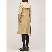 khaki windbreaker trench coat, view 4 - MRSLM