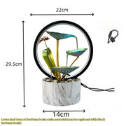 circulating water lotus ornament, view 7 - MRSLM