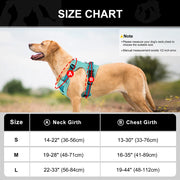 reflective no pull dog harness, view 10 - MRSLM