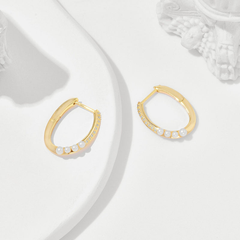 mini freshwater pearl earrings, view 4 - MRSLM