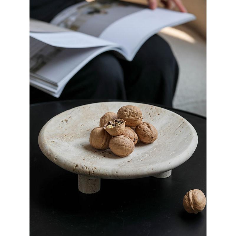 wabi sabi travertine tray, view 3 - MRSLM