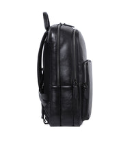 men's multi-compartment leather backpack, view 2 - MRSLM