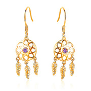 tassel micro set crystal earrings, view 3 - MRSLM