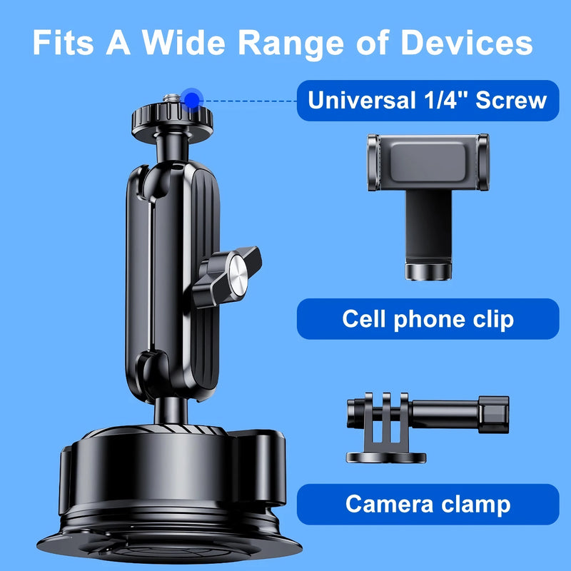 2-in-1 car phone and sports camera holder, view 2 - MRSLM