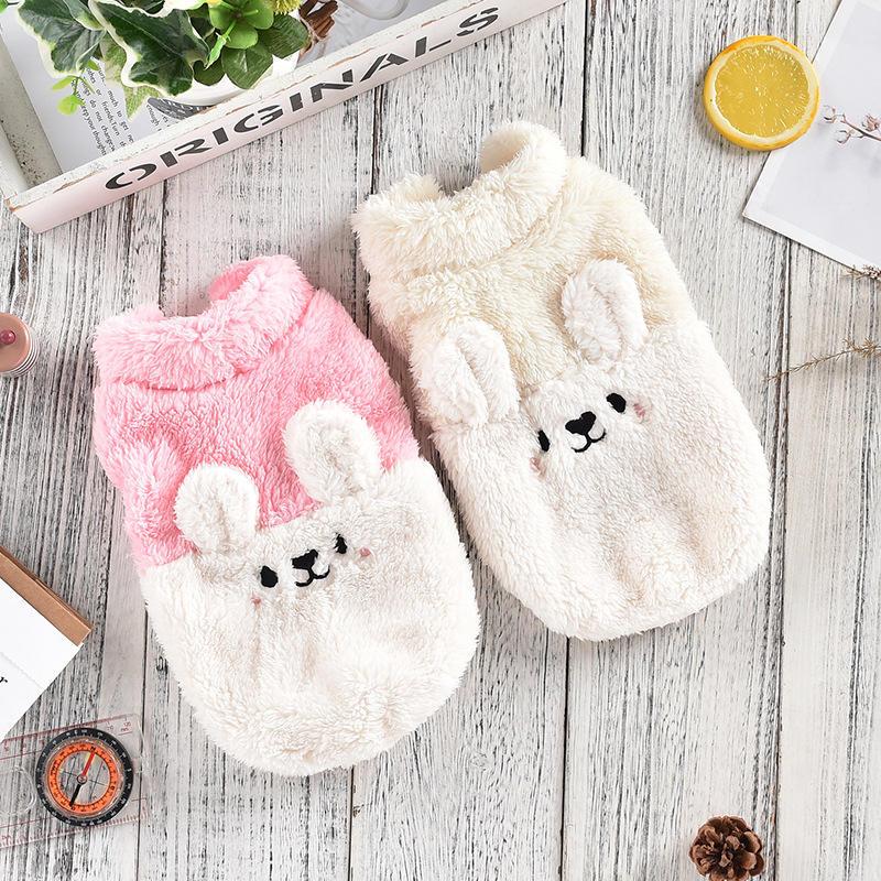 cozy fleece bear dog jacket - MRSLM