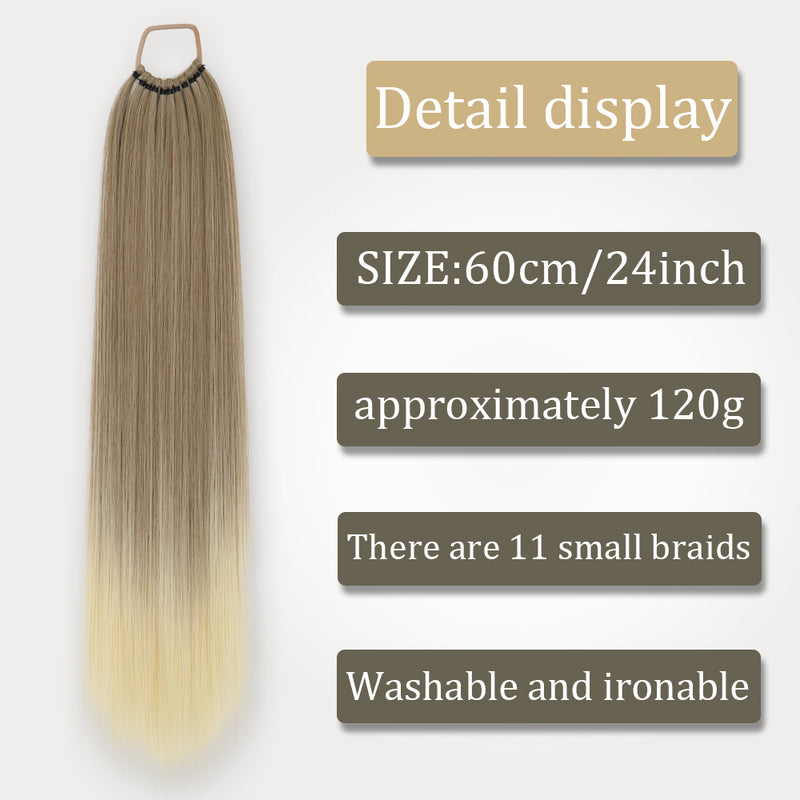 synthetic wrap around ponytail extensions, view 18 - MRSLM