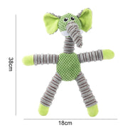 cute animal plush puzzle toy, view 3 - MRSLM