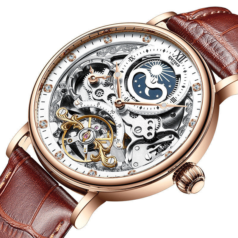 men's two-time GMT mechanical watch, view 3 - MRSLM