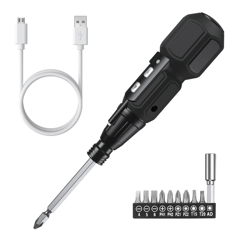 9-in-1 cordless screwdriver set, view 2 - MRSLM