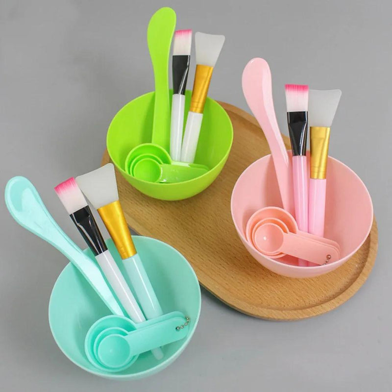 7-piece facial mask bowl and brush set - MRSLM