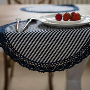 Elegant geometric lace placemats, view 6 - MRSLM