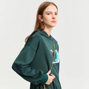 casual hooded sweatshirt, view 3 - MRSLM