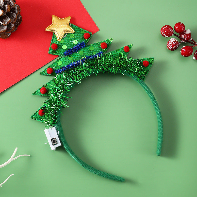 Christmas light-up headband, view 11 - MRSLM