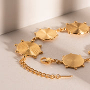 gold palace-style bracelet, view 7 - MRSLM