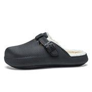 thick bottom warm slide slippers, view 6 - MRSLM