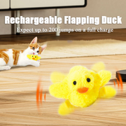 interactive flapping duck cat toy, view 4 - MRSLM