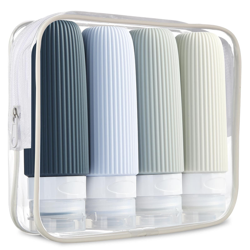 silicone travel bottles set, view 6 - MRSLM