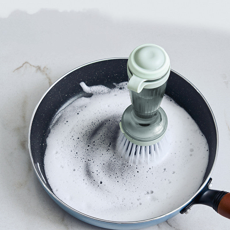 Dish brush with soap dispenser, view 6 - MRSLM