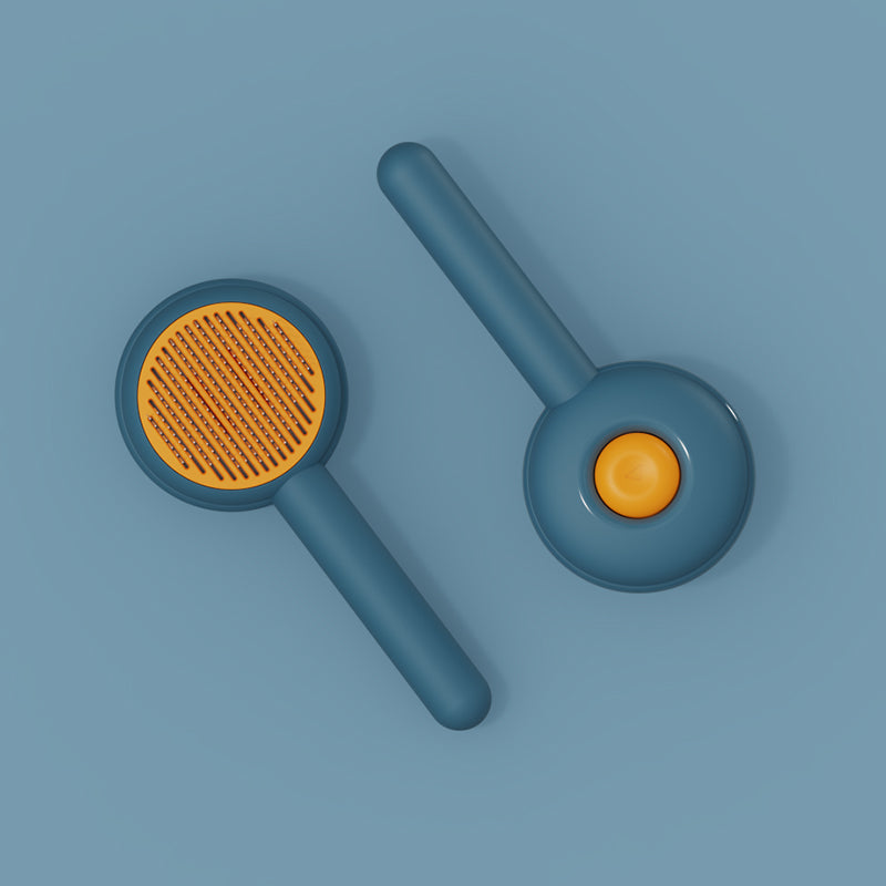 hamburger cat brush comb, view 2 - MRSLM