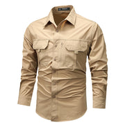 Retro workwear overshirt, view 7 - MRSLM