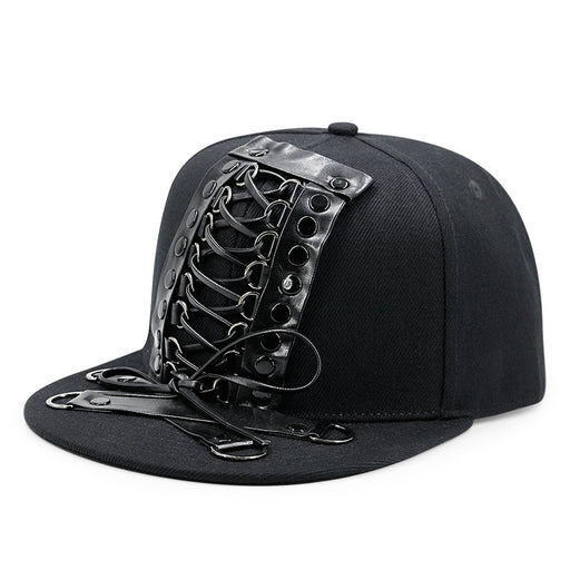 unisex flat brim rivet cap - MRSLM