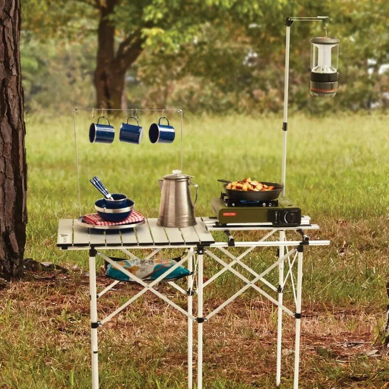 folding camp kitchen table, view 3 - MRSLM