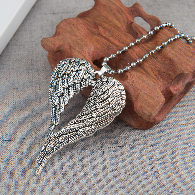 angel wing car pendant, view 2 - MRSLM