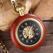 retro mechanical pocket watch, view 10 - MRSLM