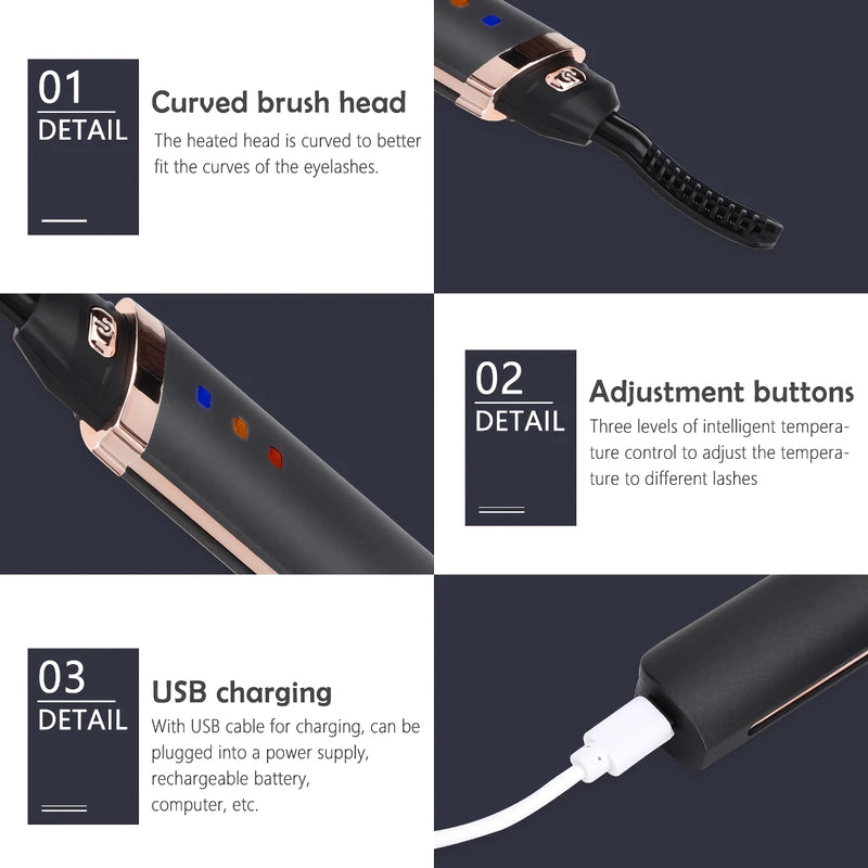 usb rechargeable heated eyelash curler, view 11 - MRSLM