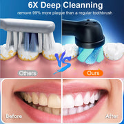 rechargeable rotating electric toothbrush, view 7 - MRSLM