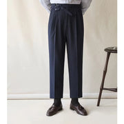 men's high waist slim fit pants, view 3 - MRSLM