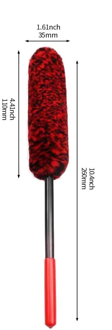 flexible car rim brush, view 3 - MRSLM