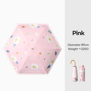 mini folding UV parasol, view 3 - MRSLM