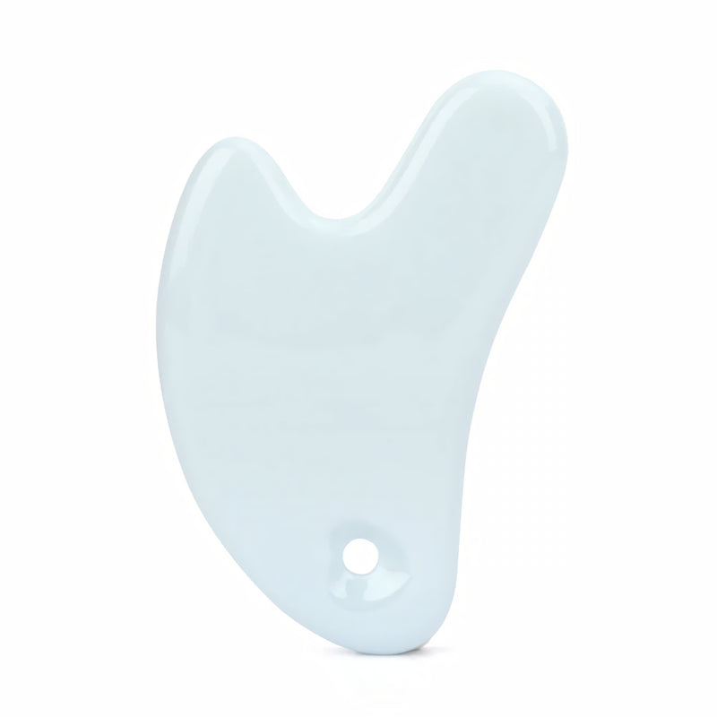 ceramic gua sha face massager, view 4 - MRSLM