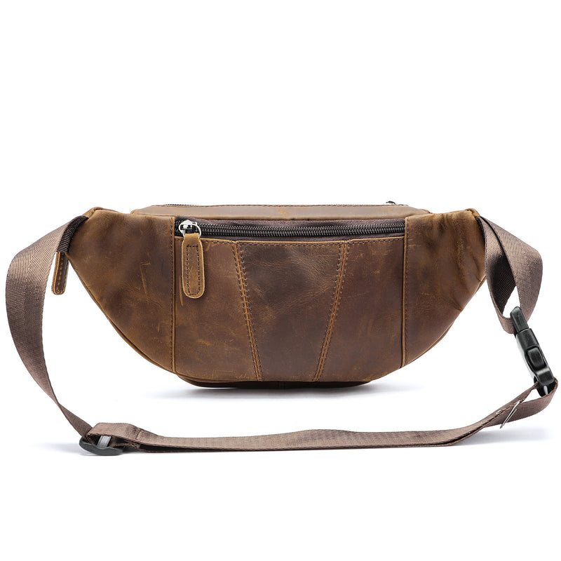 Men's leather belt bag, view 2 - MRSLM
