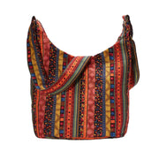 bohemian vintage canvas shoulder bag, view 4 - MRSLM