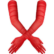 Women's long opera mesh gloves, view 2 - MRSLM