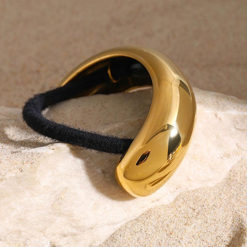 gold plated arc hairband, view 5 - MRSLM