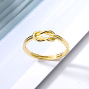 stainless steel gold twist ring, view 9 - MRSLM