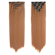 long wavy ombre clip-in hair extensions, view 10 - MRSLM