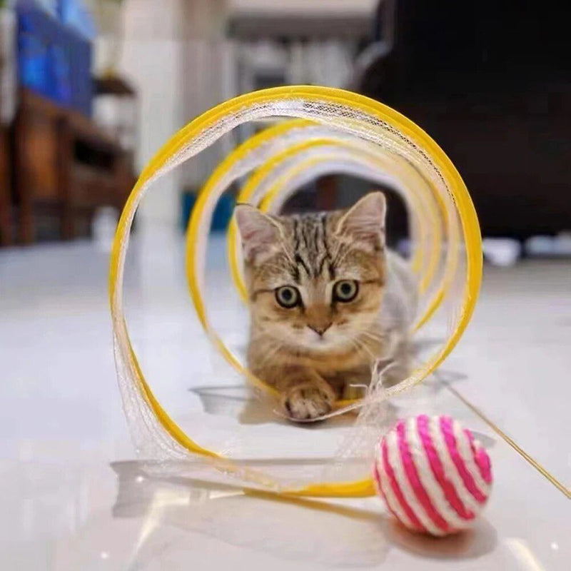 interactive s-spring cat tunnel, view 10 - MRSLM