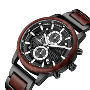 multifunctional wood strap watch, view 3 - MRSLM