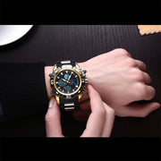 Men's dual display watch, view 4 - MRSLM