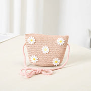 kids daisy sun hat and handbag set, view 6 - MRSLM