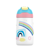 children's insulated water bottle with straw, view 8 - MRSLM