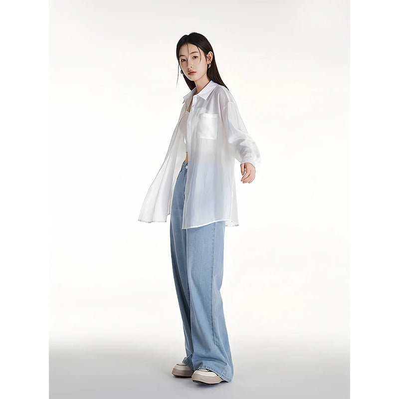 Elegant Women's Turn Down Collar Office Blouse