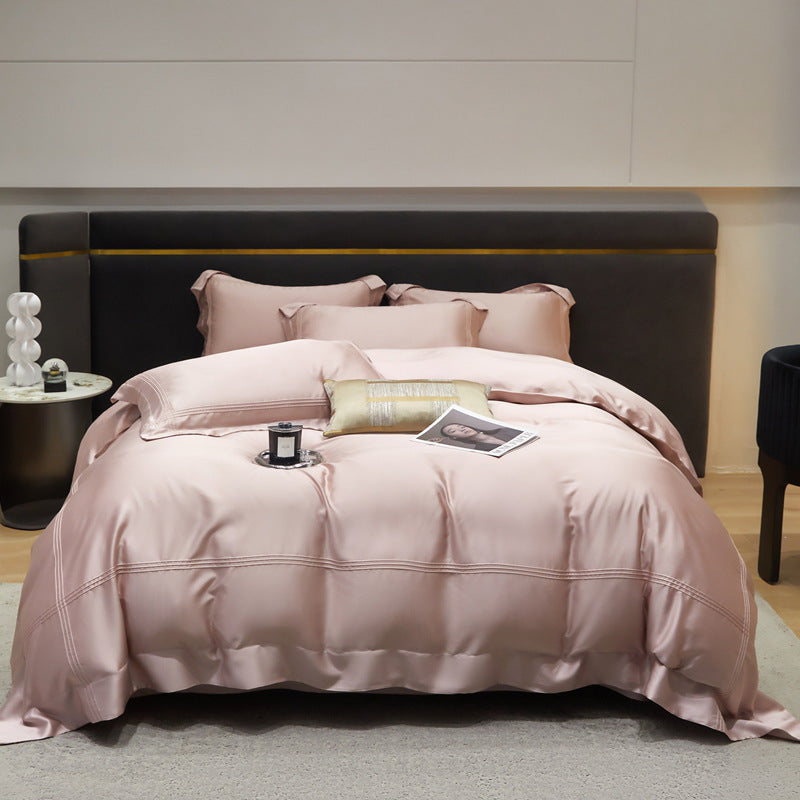Solid Color 100% Lyocell Four-piece Set