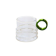 Ripple glass coffee cup, view 3 - MRSLM